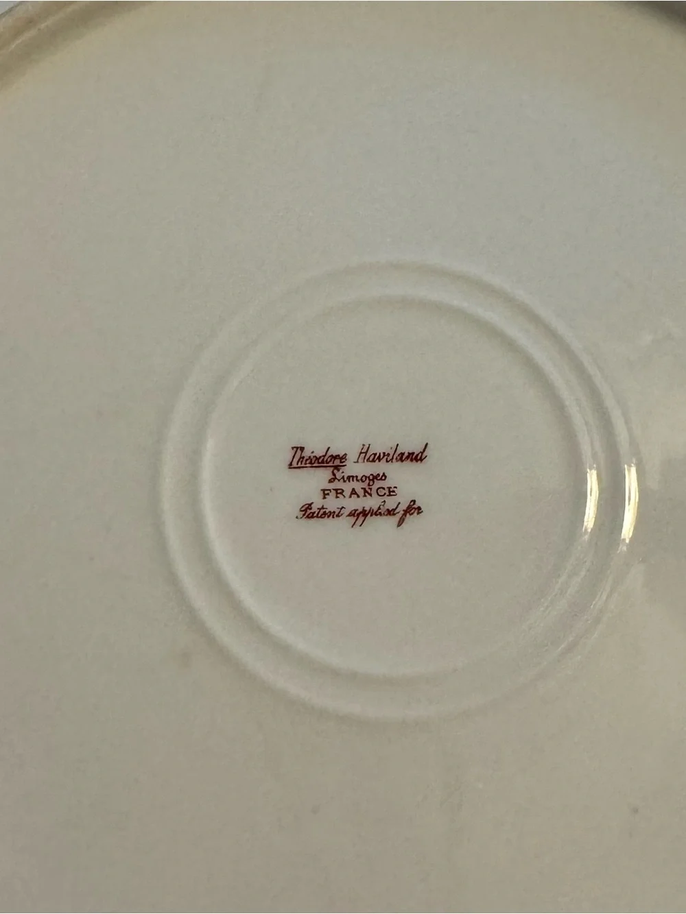 Antique Haviland Limoges France Pink Floral Plate